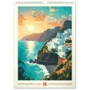 Falinaptár képes  330x460mm Vintage Posters – Distant Travels Realsystem 2027.