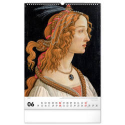 Falinaptár képes  330x460mm Renaissance Realsystem 2027.