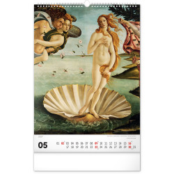 Falinaptár képes  330x460mm Renaissance Realsystem 2027.