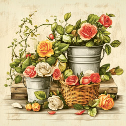 Falinaptár képes lemeznaptár 300x300mm, Farmer’s Market Realsystem 2027. Író- irodaszer, papíráru Realsystem