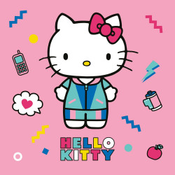 Falinaptár képes lemeznaptár 300x300mm, Hello Kitty Realsystem 2027.