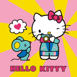 Falinaptár képes lemeznaptár 300x300mm, Hello Kitty Realsystem 2027. Író- irodaszer, papíráru Realsystem