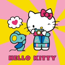 Falinaptár képes lemeznaptár 300x300mm, Hello Kitty Realsystem 2027. Író- irodaszer, papíráru Realsystem