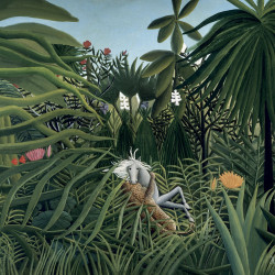 Falinaptár képes lemeznaptár 300x300mm, Henri Rousseau Realsystem 2027.