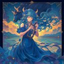 Falinaptár képes lemeznaptár 300x300mm, Anime Zodiac Realsystem 2027.