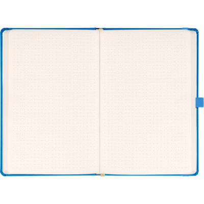 Klasszikus notesz Taggia borítással Blue, pontozott, 13x21cm, Presco