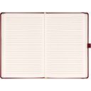 Klasszikus notesz Balacron borítással red, vonalas, 15x21cm, Presco