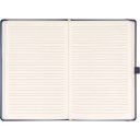 Klasszikus notesz Balacron borítással dark blue, vonalas, 15x21cm, Presco