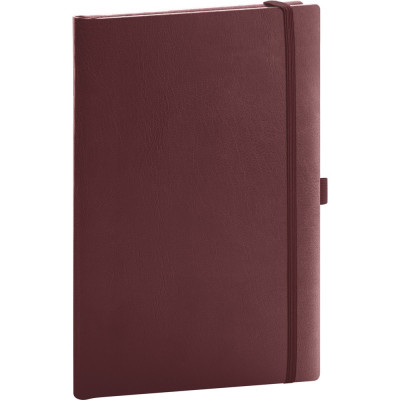Klasszikus notesz Balacron borítással red, pontozott, 15x21cm, Presco
