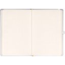 Klasszikus notesz Balacron borítással silver, pontozott, 15x21cm, Presco