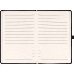 Klasszikus notesz Aprint borítással black, vonalas, 15x21cm, Presco