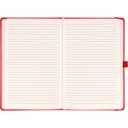 Klasszikus notesz Aprint borítással red, vonalas, 15x21cm, Presco