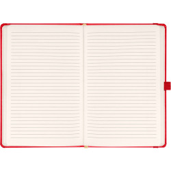 Klasszikus notesz Aprint borítással red, vonalas, 15x21cm, Presco