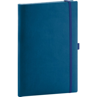 Klasszikus notesz Aprint borítással blue, vonalas, 15x21cm, Presco