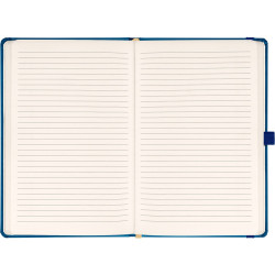 Klasszikus notesz Aprint borítással blue, vonalas, 15x21cm, Presco