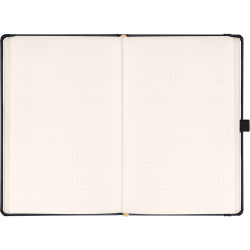 Klasszikus notesz Aprint borítással black, pontozott, 15x21cm, Presco