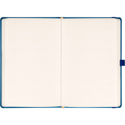 Klasszikus notesz Aprint borítással blue, pontozott, 15x21cm, Presco