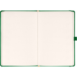 Klasszikus notesz Aprint borítással green, pontozott, 15x21cm, Presco
