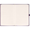 Klasszikus notesz Aprint borítással Neo purple, vonalas, 15x21cm, Presco