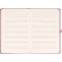 Klasszikus notesz Aprint borítással Neo pink, vonalas, 15x21cm, Presco