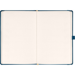 Klasszikus notesz Aprint borítással Neo blue, pontozott, 15x21cm, Presco
