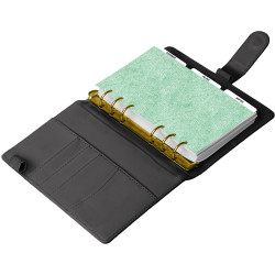 Gyűrűs kalendárium heti beosztású black 125x190mm, Presco Író- irodaszer, papíráru Presco