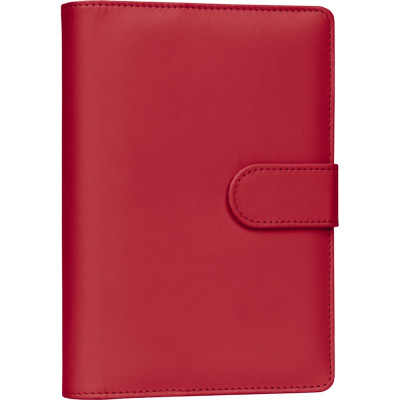 Gyűrűs kalendárium heti beosztású bright red 125x190mm, Presco