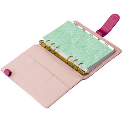 Gyűrűs kalendárium heti beosztású fuchsia 125x190mm, Presco Író- irodaszer, papíráru Presco