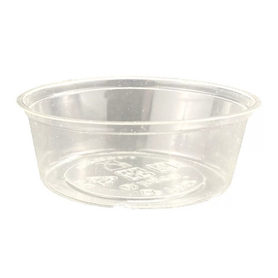 Szószos - öntetes tál alj 50 ml Pet 100 darab/csomag, áttetsző