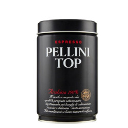 Kávé őrölt, 250g, Pellini TOP Originale 100% arabica, fémdobozos Őrölt kávék Pellini