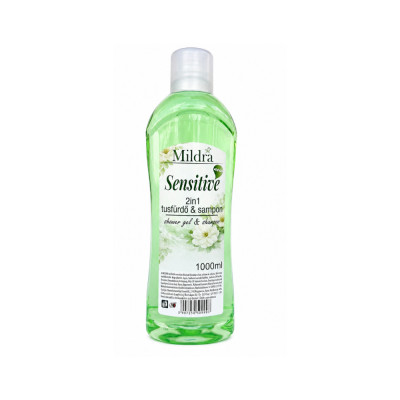 Tusfürdő és sampon 1 liter Mildra Sensitive