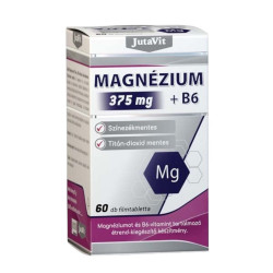 Magnézium 375mg + B6-vitamin tabletta 60db JutaVit Vitaminok, egészségmegőrzés JutaVit