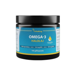 Lágyzselatin kapszula Omega-3 halolaj 1200mg 160db Vitaking Vitaminok, egészségmegőrzés Vitaking