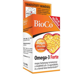 Omega-3 Forte kapszula 100db BioCo Vitaminok, egészségmegőrzés BioCo