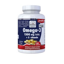 Omega-3 + E-vitamin kapszula 100db JutaVit Vitaminok, egészségmegőrzés JutaVit