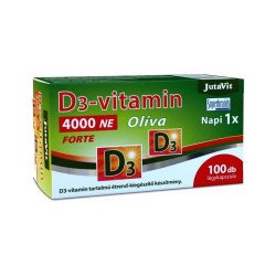 D3-vitamin 4000NE Olíva Forte 100db JutaVit Vitaminok, egészségmegőrzés JutaVit