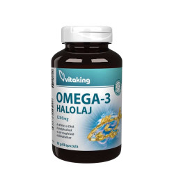 Halolaj Omega-3 1200mg kapszula 90db Vitaking Vitaminok, egészségmegőrzés Vitaking