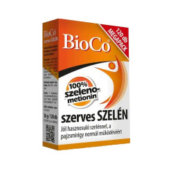 Szelén szerves Megapack 120db BioCo Vitaminok, egészségmegőrzés BioCo