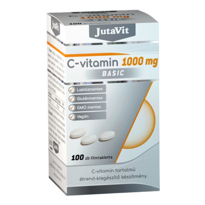C-vitamin 1000mg Basic filmtabletta 100db JutaVit