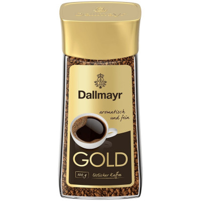 Kávé instant, 100g, üveges Dallmayr Gold