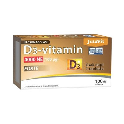 D3-vitamin Forte 4000NE tabletta 100db JutaVit