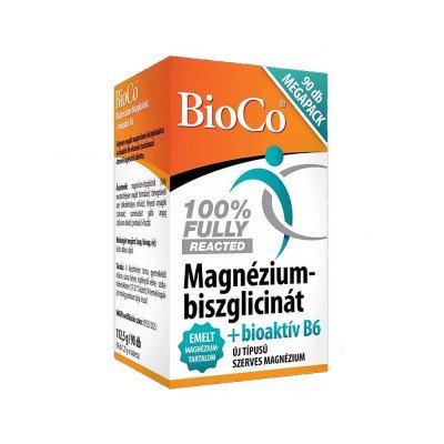 Magnézium-biszglicinát + bioaktív B6 Megapack 90db BioCo