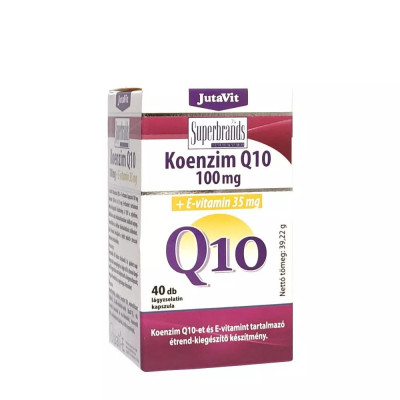 Koenzim Q10 100mg + E-vitamin kapszula 40db JutaVit