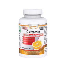 C-vitamin Forte 1000mg + D3-vitamin 2000NE narancs ízű rágótabletta 60db JutaVit Vitaminok, egészségmegőrzés JutaVit
