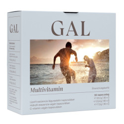 Multivitamin 30 adag 30db+60db+30db GAL Vitaminok, egészségmegőrzés GAL