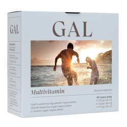 Multivitamin 30 adag 30db+60db+30db GAL Vitaminok, egészségmegőrzés GAL
