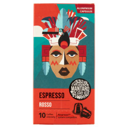 Kávékapszula, Nespresso kompatibilis, Mantaro Espresso Rosso, 10db kapszula Kapszulás kávék Mantaro