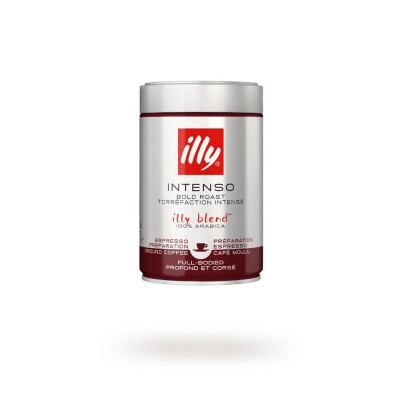 Kávé őrölt, 250g, Illy Intenso, fémdobozos
