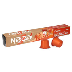 Kávékapszula, Nespresso kompatibilis, Nescafé Andes Lungo, 10db kapszula Kapszulás kávék Nescafé