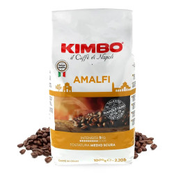Kávé szemes, 1000g, Kimbo Amalfi 100% Arabica Szemes kávék Kimbo